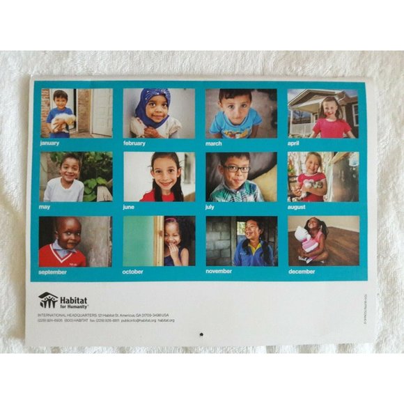 Habitat for Humanity 2018 calendar Decoration - Picture 2 of 2